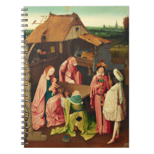 Caderno Espiral Adoração dos Magos por Hieronymus Bosch
