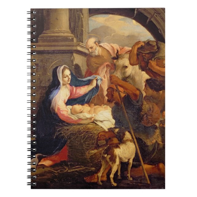 Caderno Espiral Adoração dos pastores (Frente)