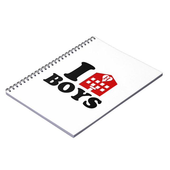 Caderno Espiral Adoro Hotel Boys (Left Side)