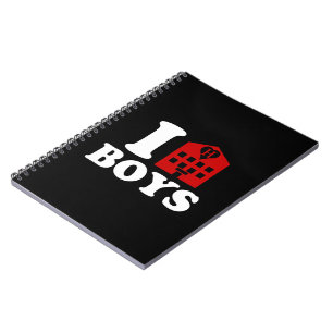 Caderno Espiral Adoro Hotel Boys