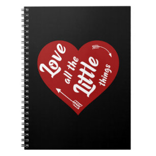 Caderno Espiral Adoro todas as pequenas coisas design