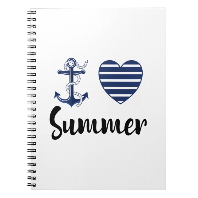 Caderno Espiral Adoro Verão (Frente)