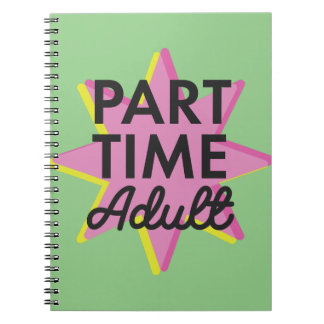 Caderno Espiral Adulto a tempo parcial