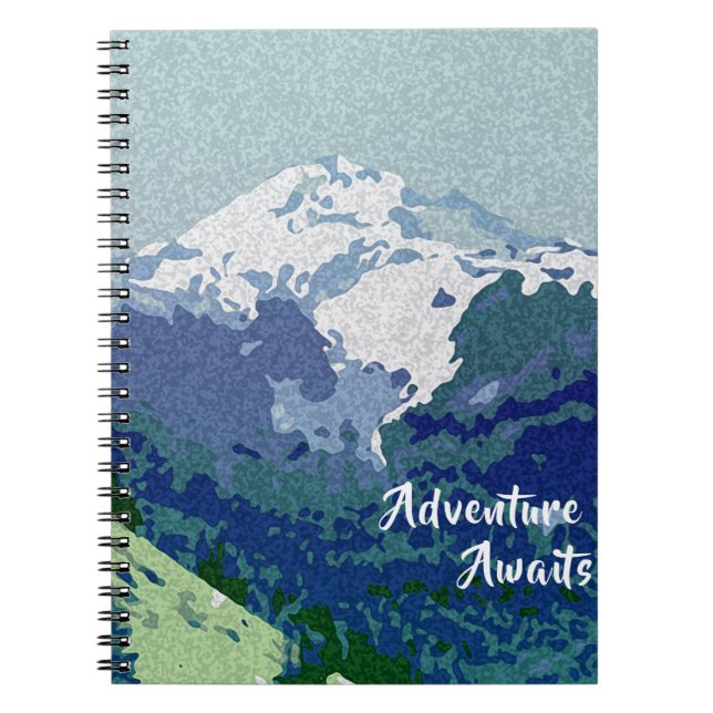 Caderno Espiral Adventure Aguarda o Monte Hood (Frente)