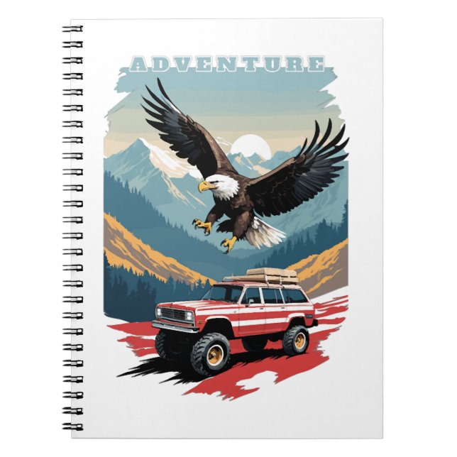 Caderno Espiral Adventure Trip USA (Frente)