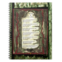 Caderno Espiral Advertência do Destino que Está por Vir