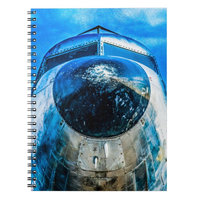 Caderno Espiral Aeronaves Douglas DC-3 (Frente)