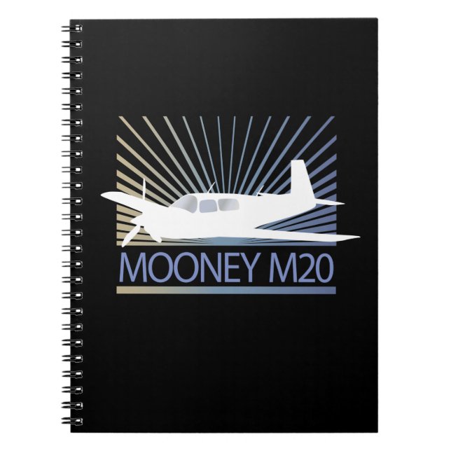 Caderno Espiral Aeronaves Mooney M20 (Frente)