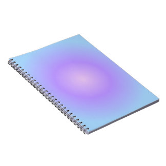 Caderno Espiral Aesthetic Lavender Pink Gradient