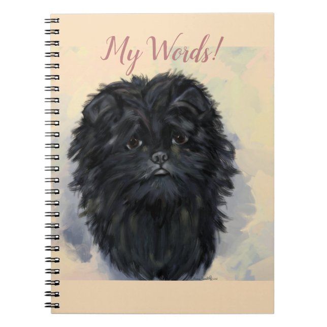 Caderno Espiral Affenpinscher (Frente)