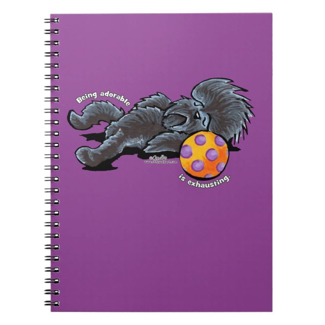 Caderno Espiral Affenpinscher Ser Adorável (Frente)