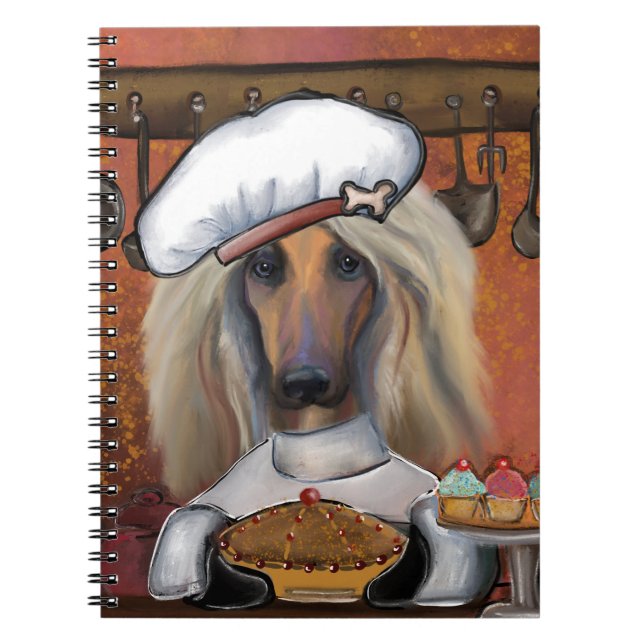CADERNO ESPIRAL AFGHAN HOUND (Frente)
