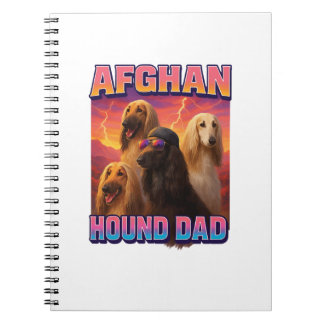Caderno Espiral Afghan Hound
