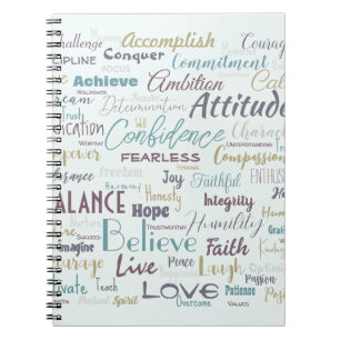 Caderno Espiral Afirmações  