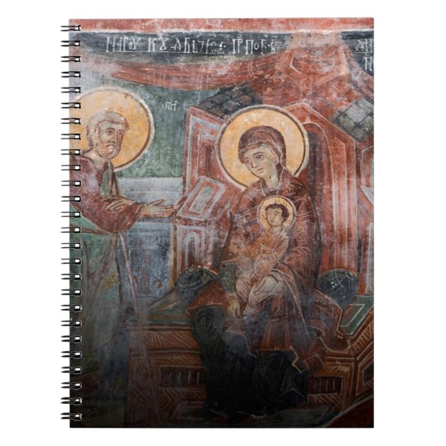 Caderno Espiral Afrescos da Igreja Sérvia do século XIV, 2 (Frente)