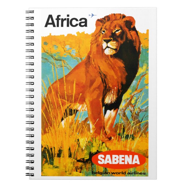 Caderno Espiral África ~ Sabena (Frente)