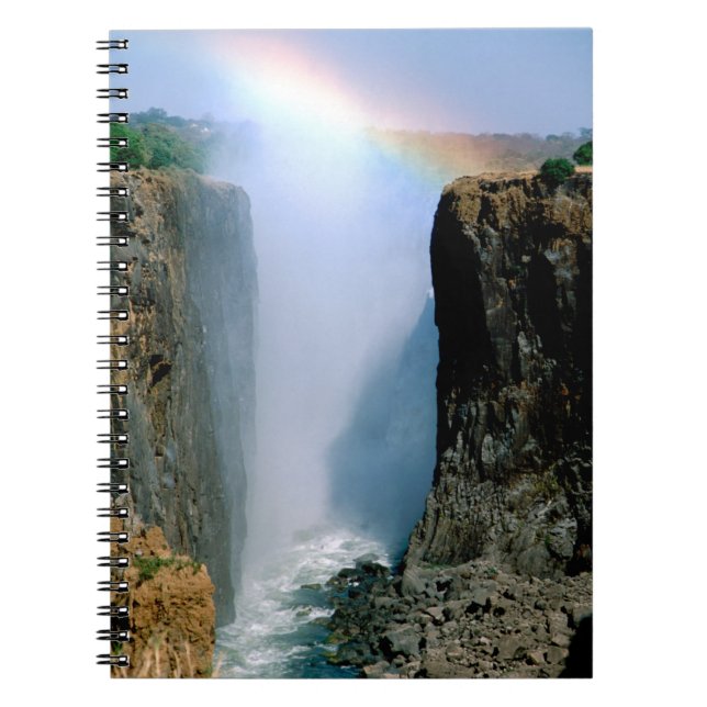 Caderno Espiral África, Zâmbia, Victoria Falls National Park. (Frente)