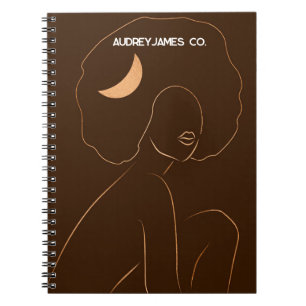 Caderno Espiral Afro Moon Girl
