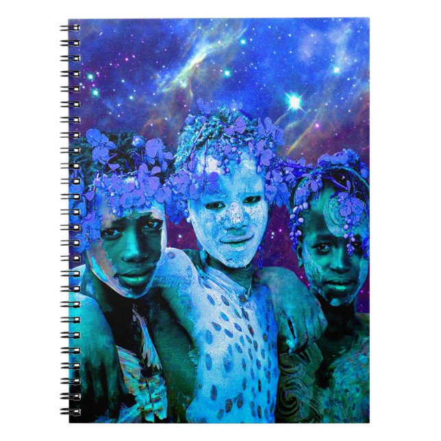 Caderno Espiral Afro Star Brothers (Frente)