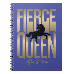 Caderno Espiral Afro Unicorn Fierce Queen