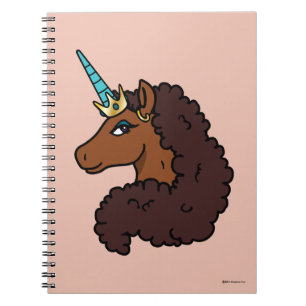 Caderno Espiral Afro Unicorn Único