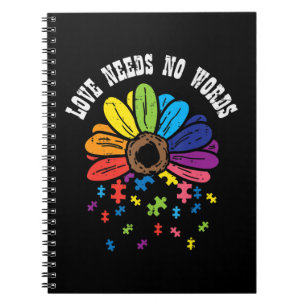Caderno Espiral Agarre esse amor bonito não precisa de palavras Qu