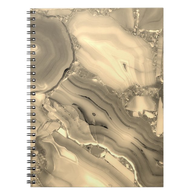 Caderno Espiral Ágata Marrom (Frente)