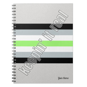 Caderno Espiral Agender Pride