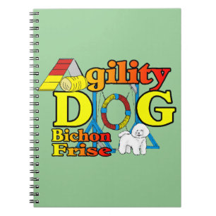 Caderno Espiral Agilidade do Bichon Frise
