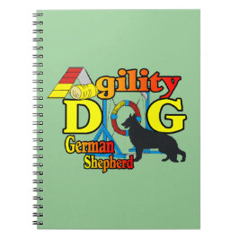 Caderno Espiral Agilidade do german shepherd