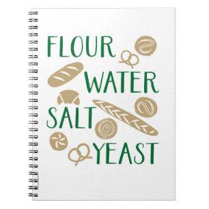 Caderno Espiral Água De Farinha De Levedura