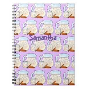 Caderno Espiral Agua De Orchata De Arroz
