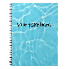 Caderno Espiral água de piscina de natação de notebook com espiral