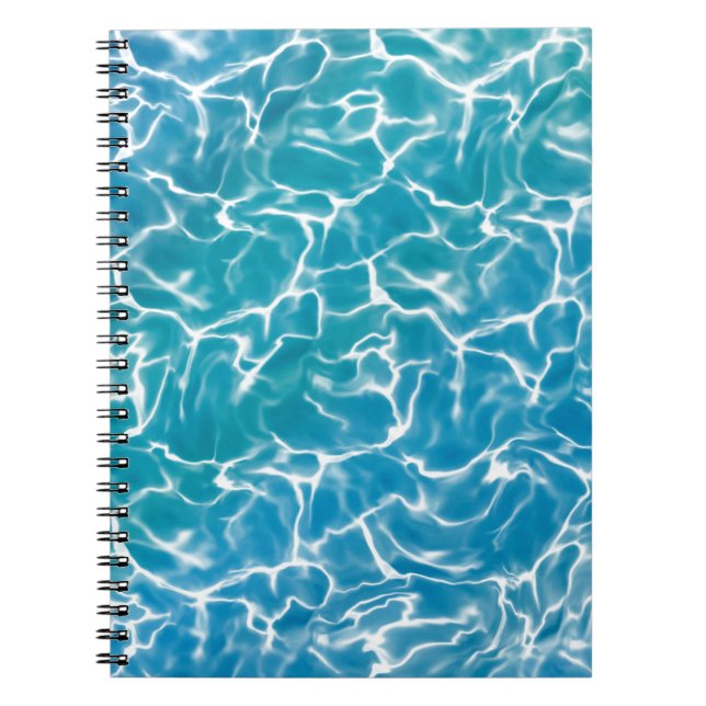 Caderno Espiral Água do mar azul (Frente)