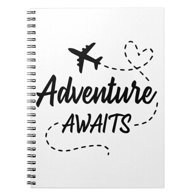Caderno Espiral Aguardam Aventura (Frente)