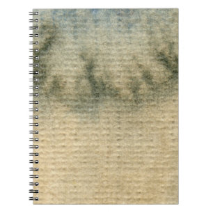 Caderno Espiral aguarela cinza-azul 6 do fundo