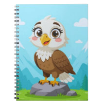 Águia de Desenho Animado em Rocha – Personagem Vet