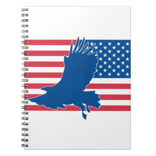 Caderno Espiral Águia dos EUA