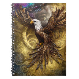 Caderno Espiral Águia encantadora galinha