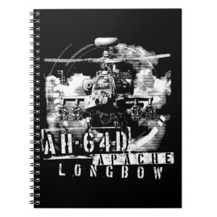 Caderno Espiral AH-64D Apache Longbow