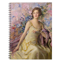 Caderno Espiral Ailsa Bruce com Flores Villard