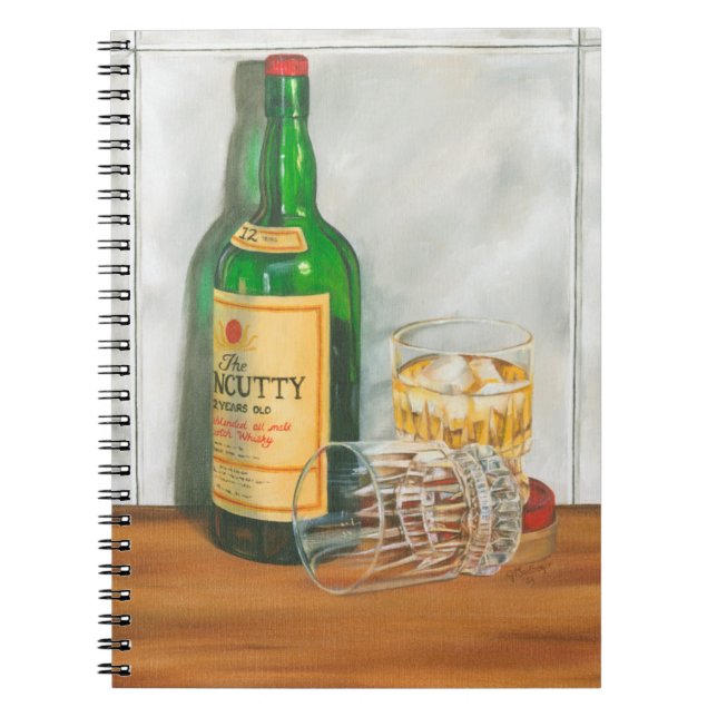 Caderno Espiral Ainda com Scotch por Jennifer Goldberger (Frente)