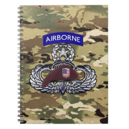 Caderno Espiral Airborne Paratrooper 