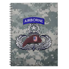 Caderno Espiral Airborne Paratroopers