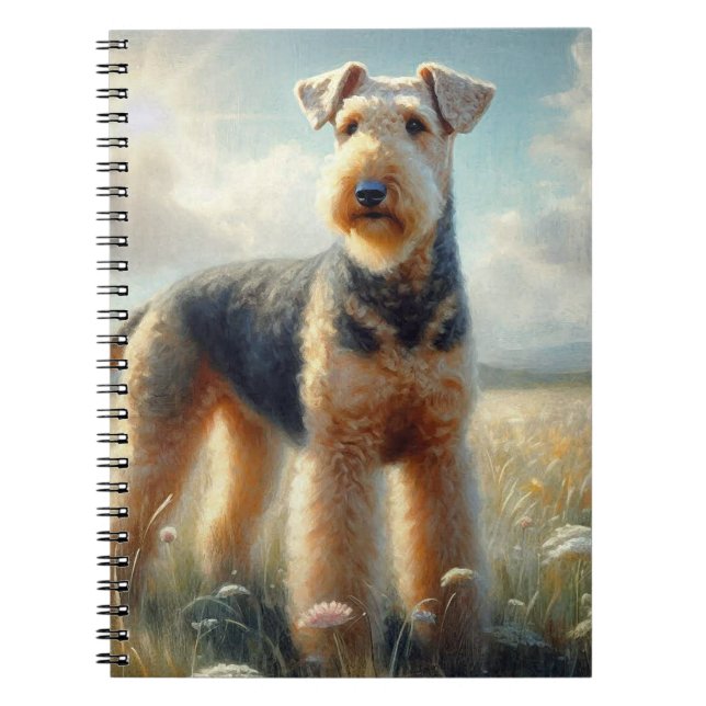 Caderno Espiral Airedale Terrier (Frente)