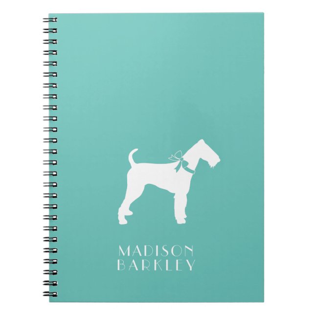 Caderno Espiral Airedale Terrier Dog Puppy (Frente)