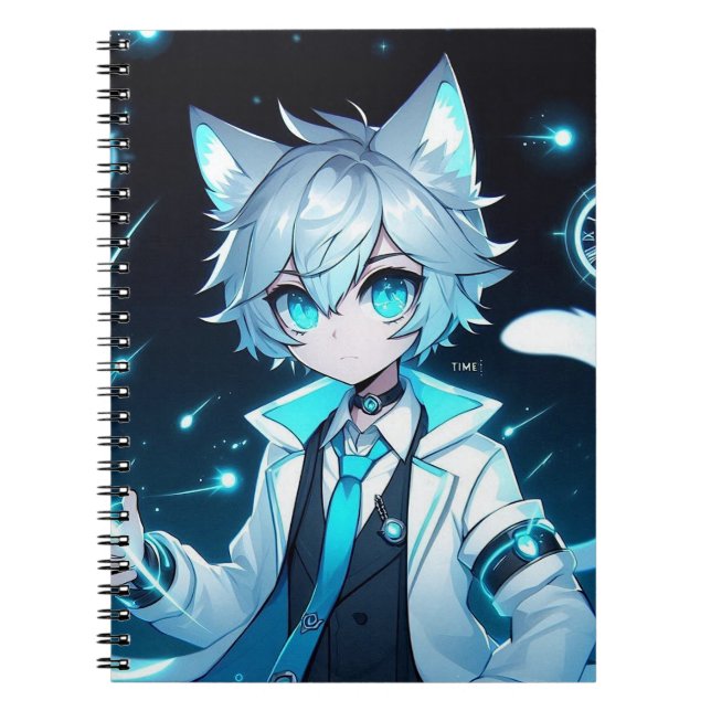 Caderno Espiral Akal: O Bloco de Anotações do Detetive Time (Frente)