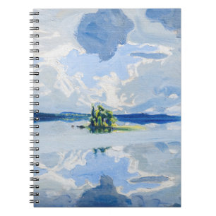 Caderno Espiral Akseli Gallen-Kallela - Nuvens acima de um lago