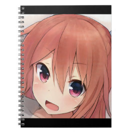 Caderno Espiral Alarmada menina ruiva olhos âmbar vozes gatinhos