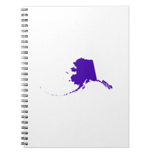 Caderno Espiral Alasca em Roxo